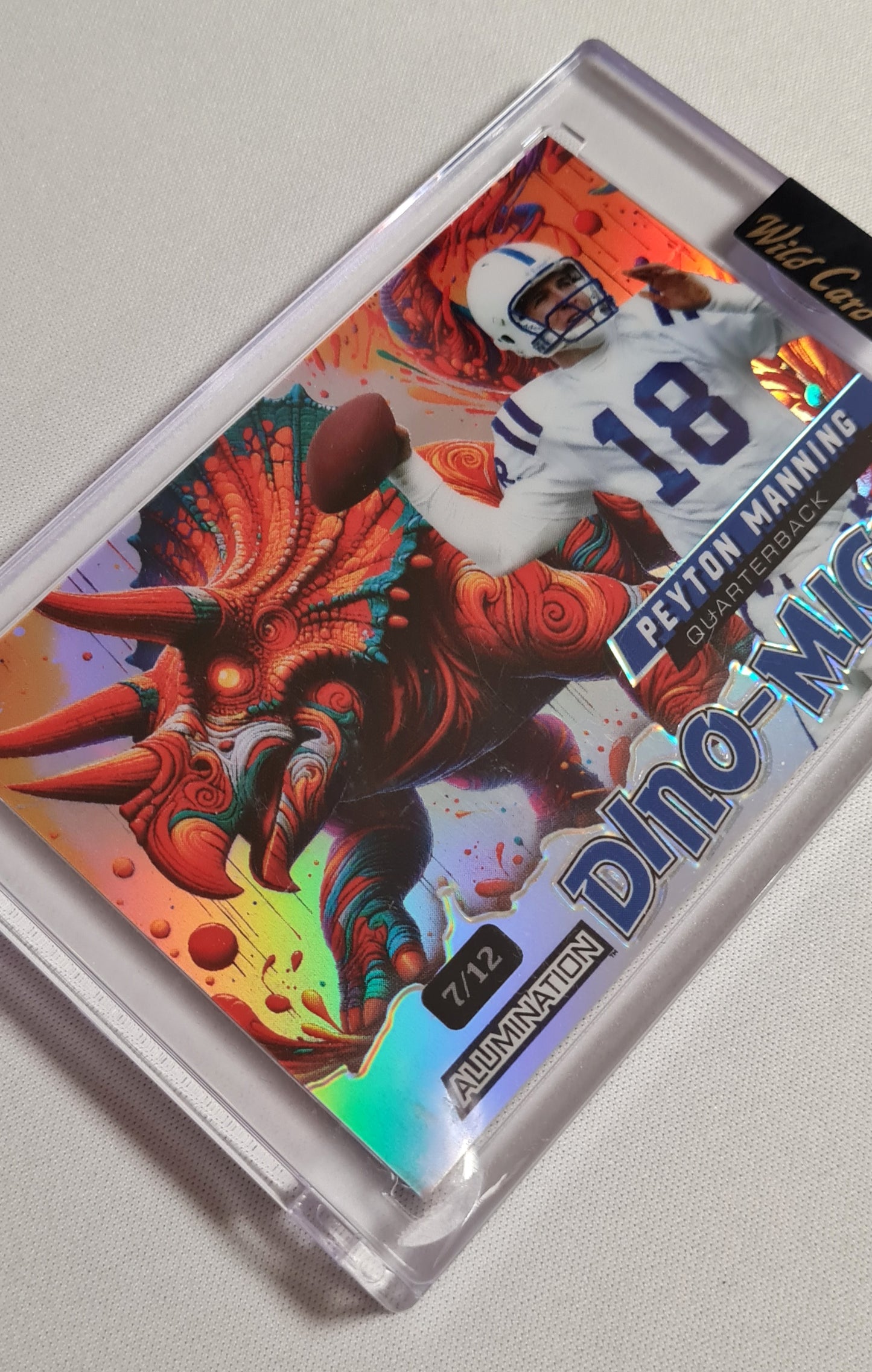 Peyton Manning - 2024 Wild Card Dino Might NFL Football #DMTRI1-PM 7 of 12 Set