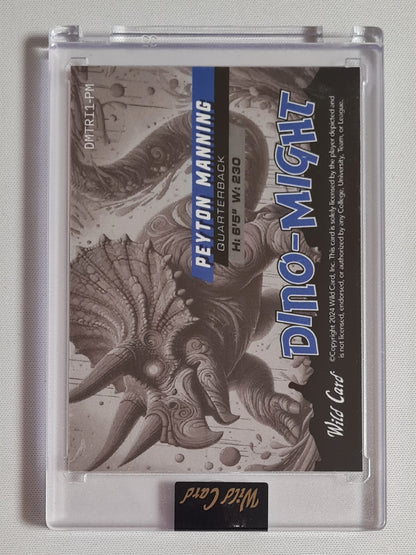 Peyton Manning - 2024 Wild Card Dino Might NFL Football #DMTRI1-PM 7 of 12 Set
