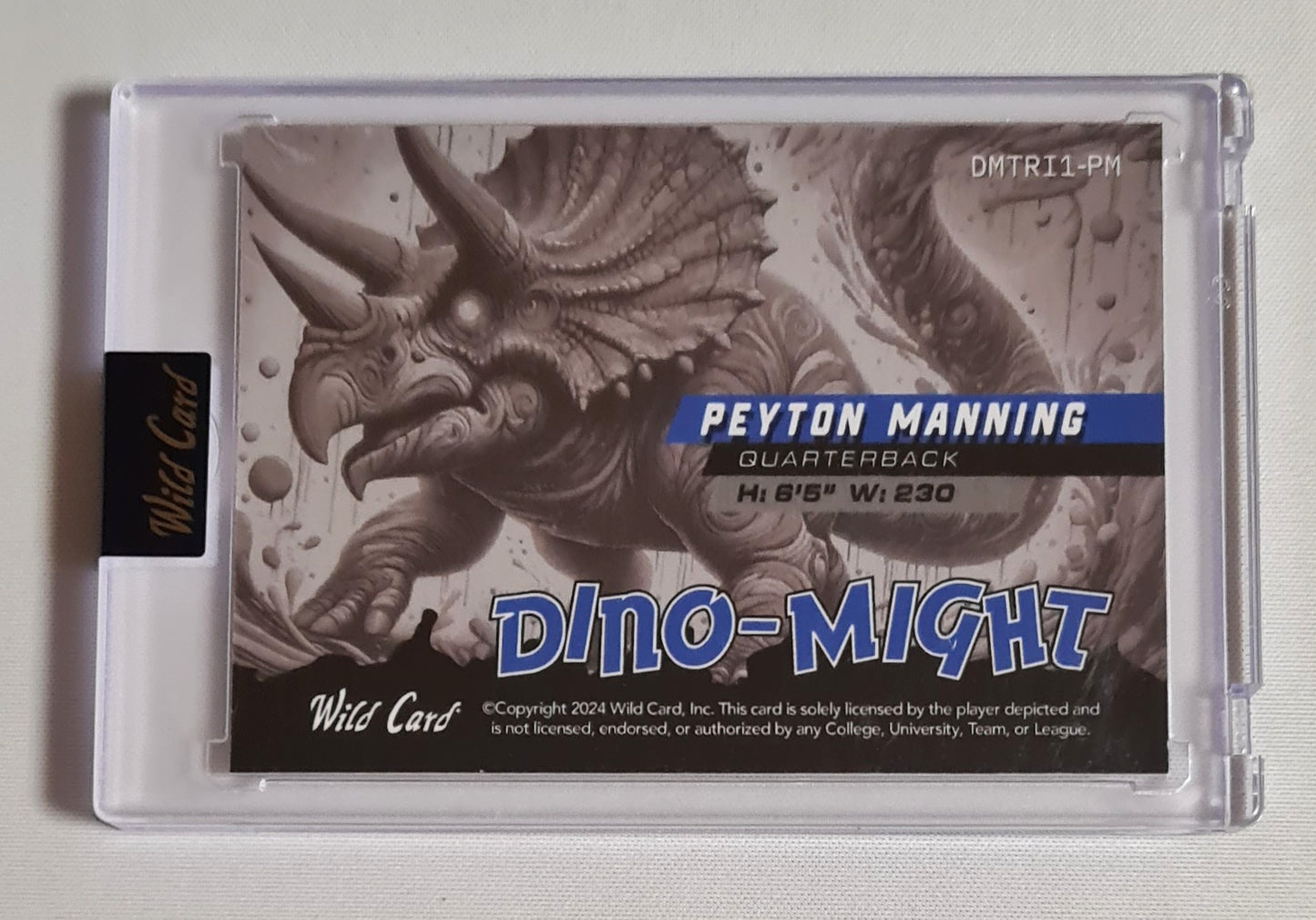 Peyton Manning - 2024 Wild Card Dino Might NFL Football #DMTRI1-PM 7 of 12 Set