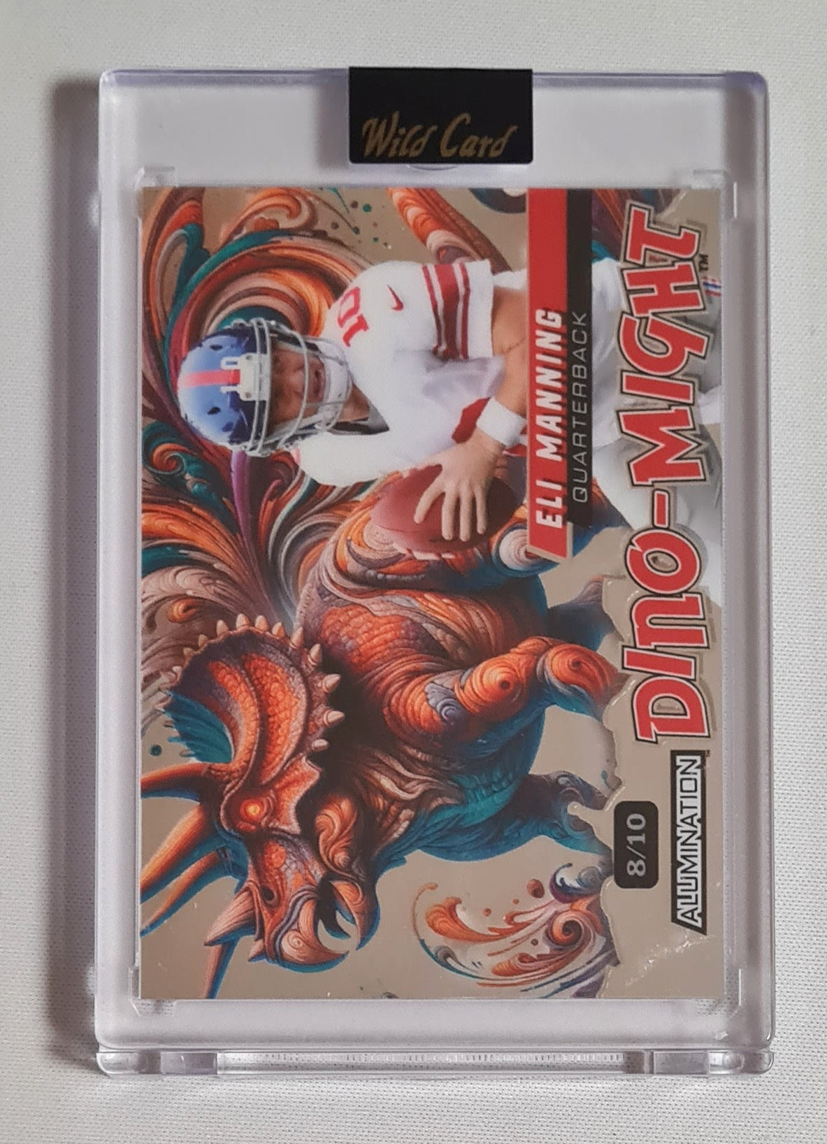 Eli Manning - 2024 Wild Card Dino Might NFL Football #DMTRI1-EM 8 of 10 Set