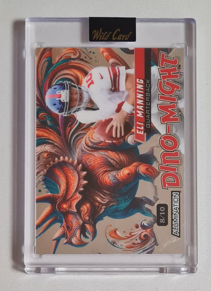 Eli Manning - 2024 Wild Card Dino Might NFL Football #DMTRI1-EM 8 of 10 Set
