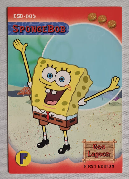 SpongeBob - 2003 Upper Deck Trading Card SpongeBob Squarepants - first edition (Goo Lagoon) #DSD-006