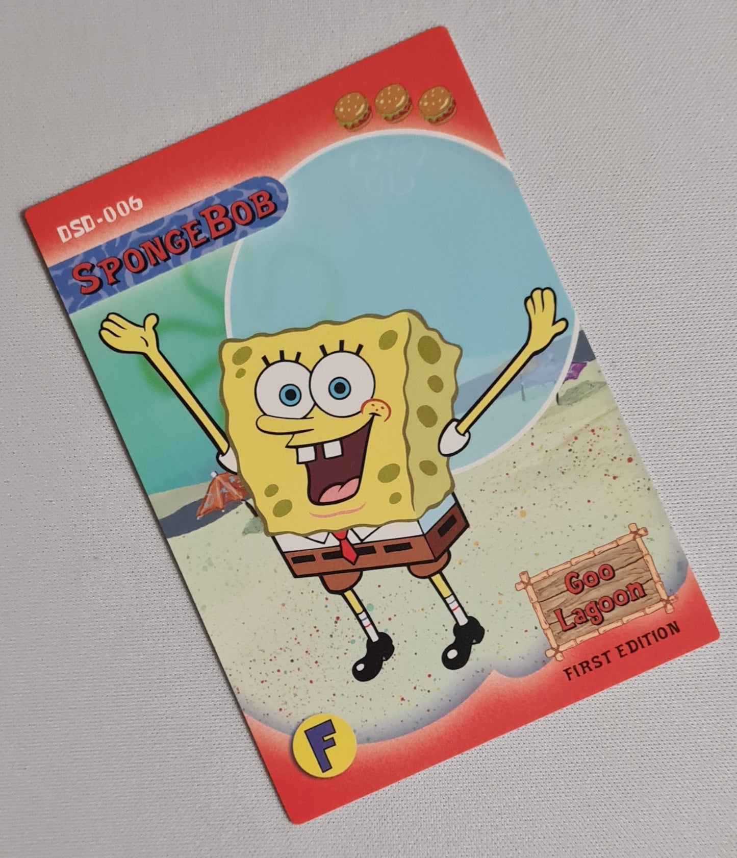 SpongeBob - 2003 Upper Deck Trading Card SpongeBob Squarepants - first edition (Goo Lagoon) #DSD-006