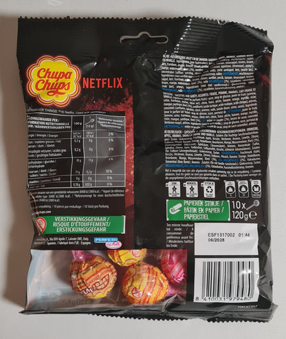 Stranger Things - 2016 Netflix Original Series Promo Card + Chupa Chups Lollipop candy bag - Combo Deal