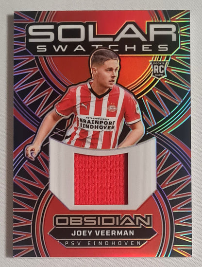 Joey Veerman - 2024/25 Panini Obsidian Soccer Solar Swatches Eindhoven PSV #SS-JV /Patch/ 50