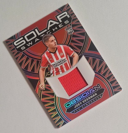 Joey Veerman - 2024/25 Panini Obsidian Soccer Solar Swatches Eindhoven PSV #SS-JV /Patch/ 50