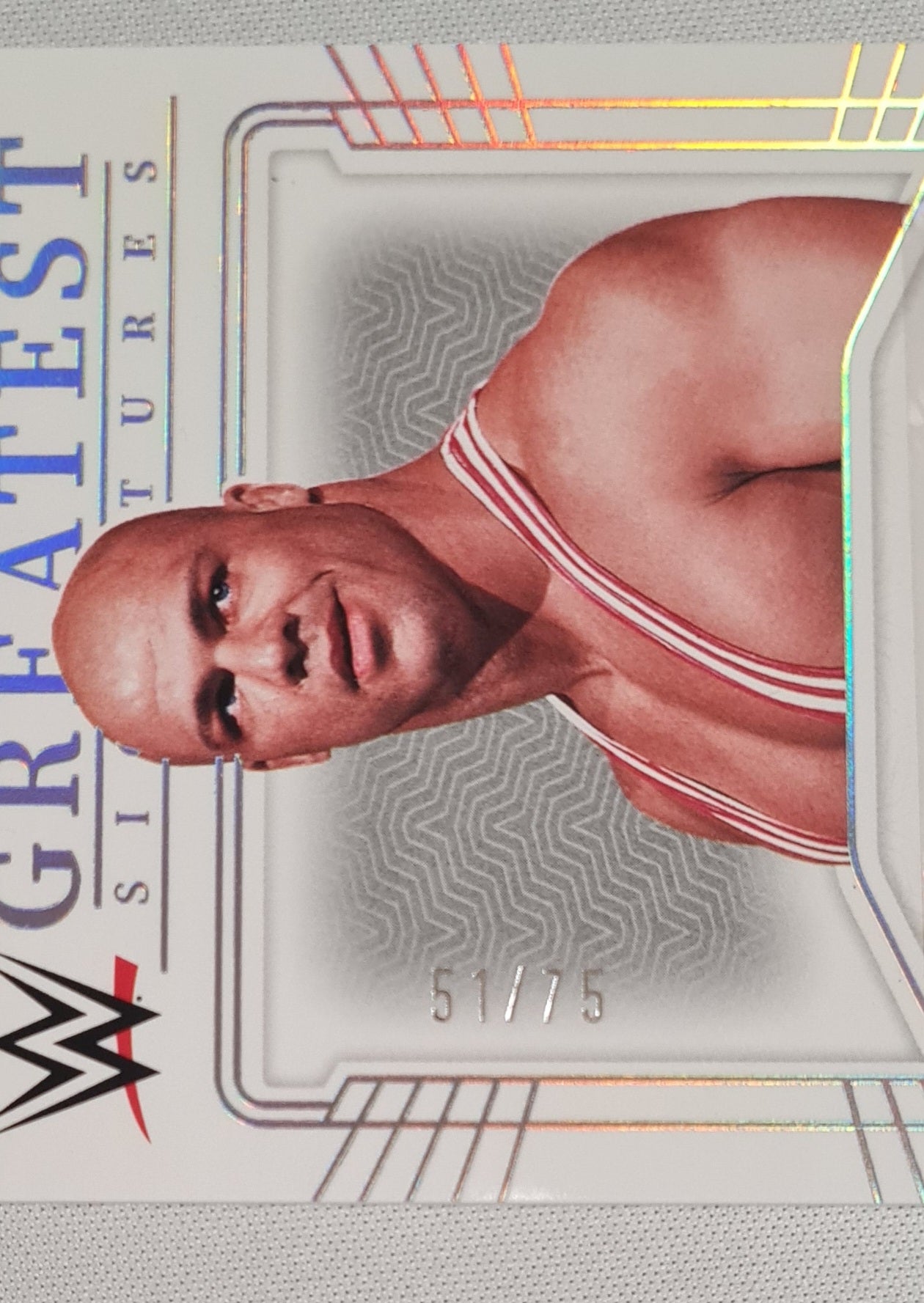 Kurt Angle - 2024 Panini National Treasures WWE Wrestling #WG-KAG /75 Autograph