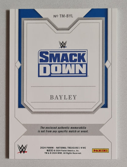 Bayley - 2024 Panini National Treasures WWE Wrestling Smack Down #TM-BYL /Patch /99
