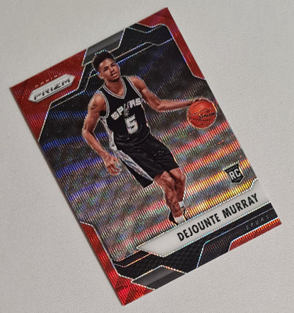 Dejounte Murray - 2016/17 Panini Prizm Basketball NBA San Antonio Spurs (RC) #236 Ruby Wave Prizm