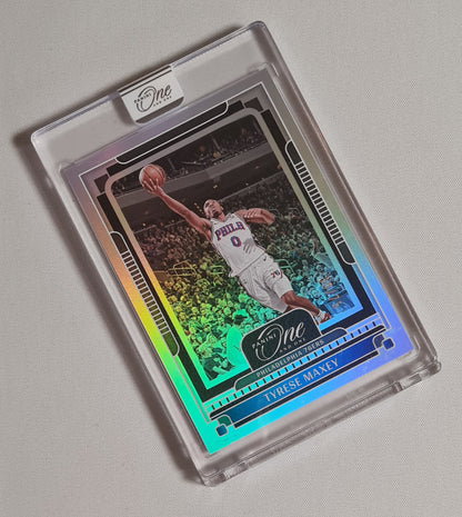 Tyrese Maxey - 2024/25 Panini One and one Basketball Philadelphia 76ers #18 Refractor