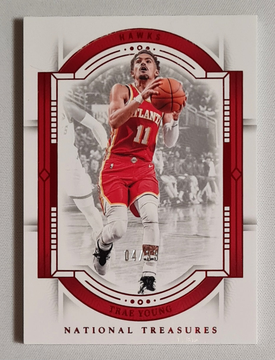 Trae Young - 2023/24 Panini National Treasures Basketball NBA Atlanta Hawks #17 /33