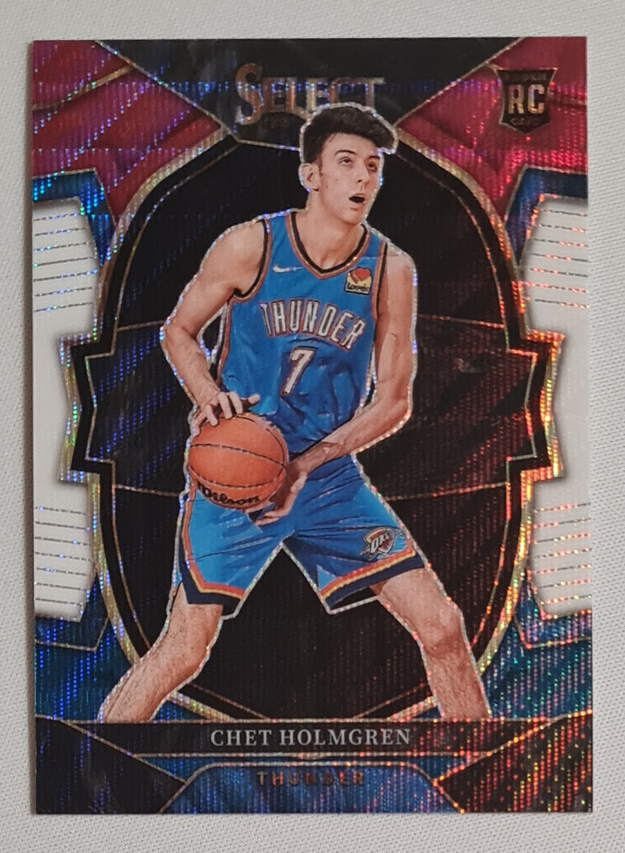 Chet Holmgren - 2022/23 Panini Select Basketball NBA Oklahoma Thunder #83 Concourse Red/White/Blue