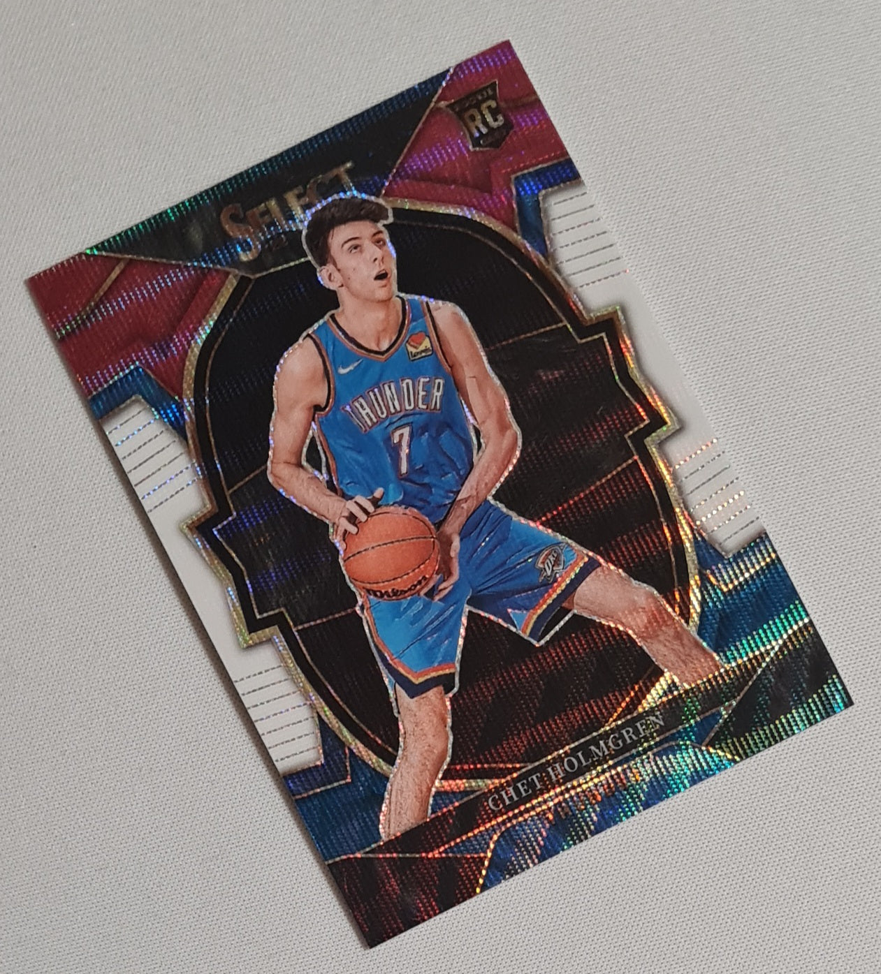 Chet Holmgren - 2022/23 Panini Select Basketball NBA Oklahoma Thunder #83 Concourse Red/White/Blue