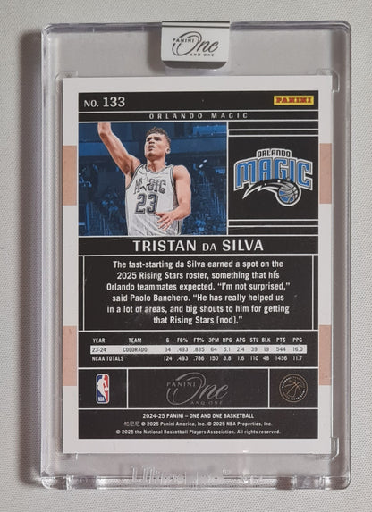 Tristan da Silva - 2024/25 Panini One and One Basketball NBA Orlando Magic #133 Refractor /75