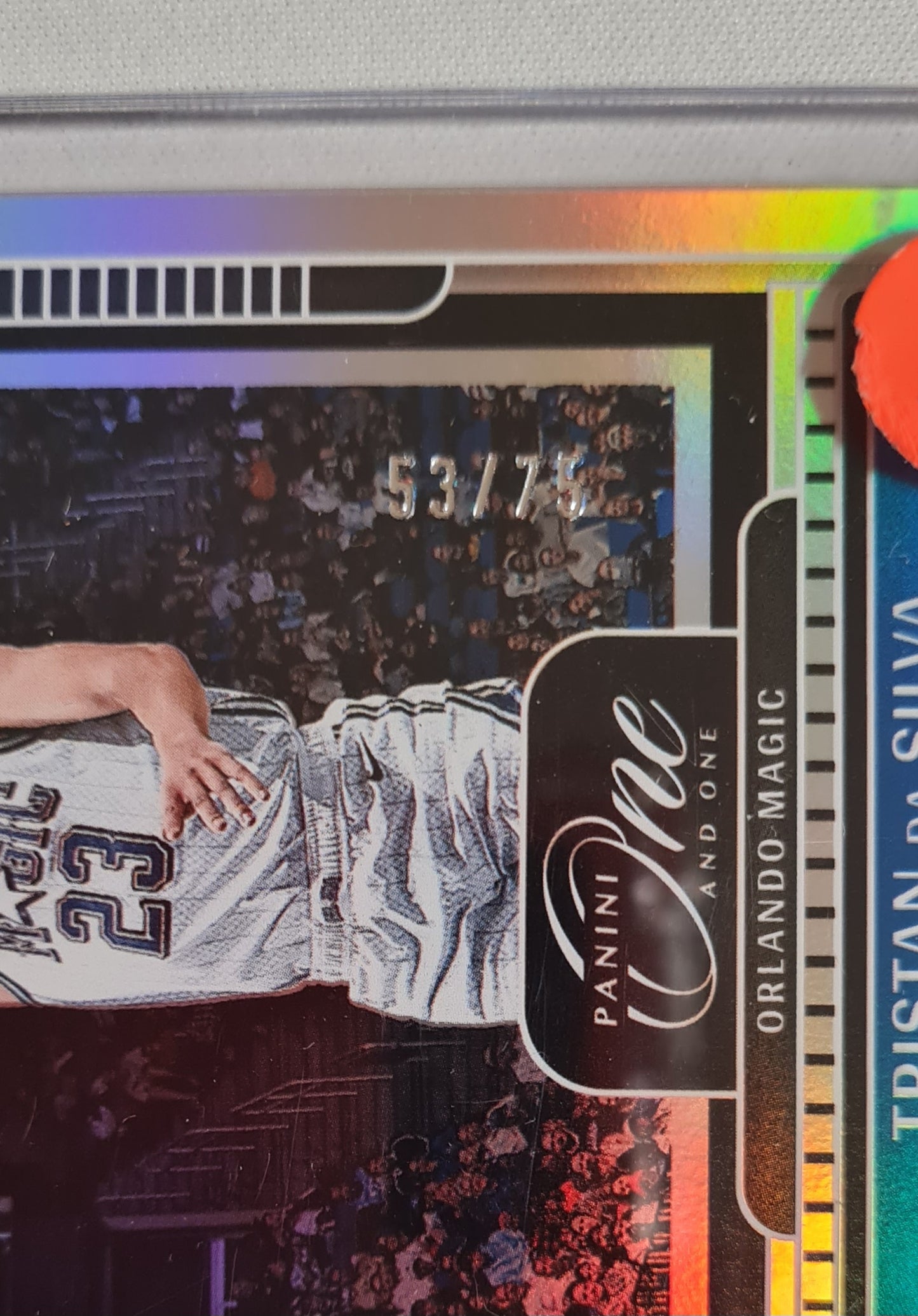 Tristan da Silva - 2024/25 Panini One and One Basketball NBA Orlando Magic #133 Refractor /75