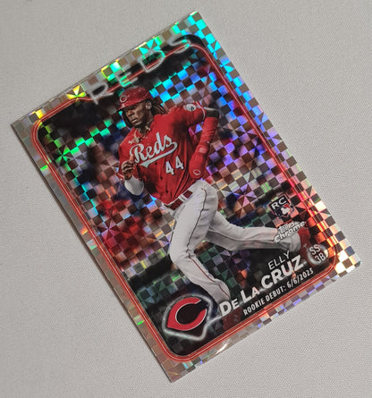 Elly De La Cruz - 2024 Topps Chrome Baseball Cincinnati Reds (RC) #USC150 X-Fractor