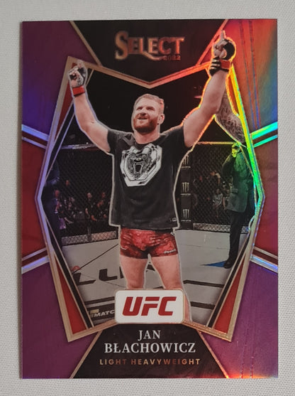 Jan Blachowicz - 2022 Panini Select UFC Fighter Light Heavyweight #133 Purple Prizm /60