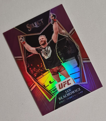 Jan Blachowicz - 2022 Panini Select UFC Fighter Light Heavyweight #133 Purple Prizm /60