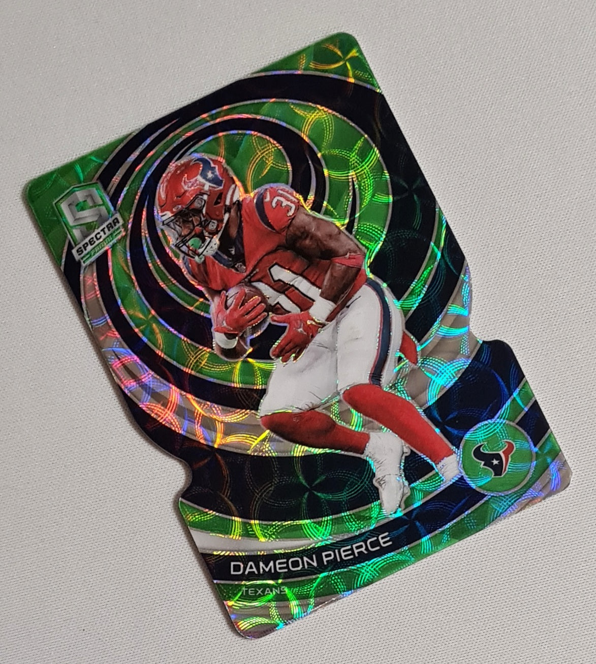 Dameon Pierce - 2023 Panini Spectra Football NFL Texans #35 Neon Green Prizm Die-Cut /30