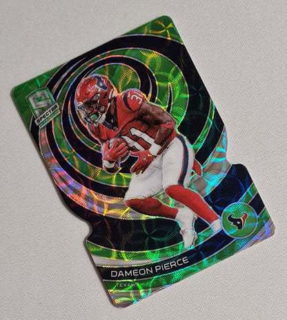 Dameon Pierce - 2023 Panini Spectra Football NFL Texans #35 Neon Green Prizm Die-Cut /30