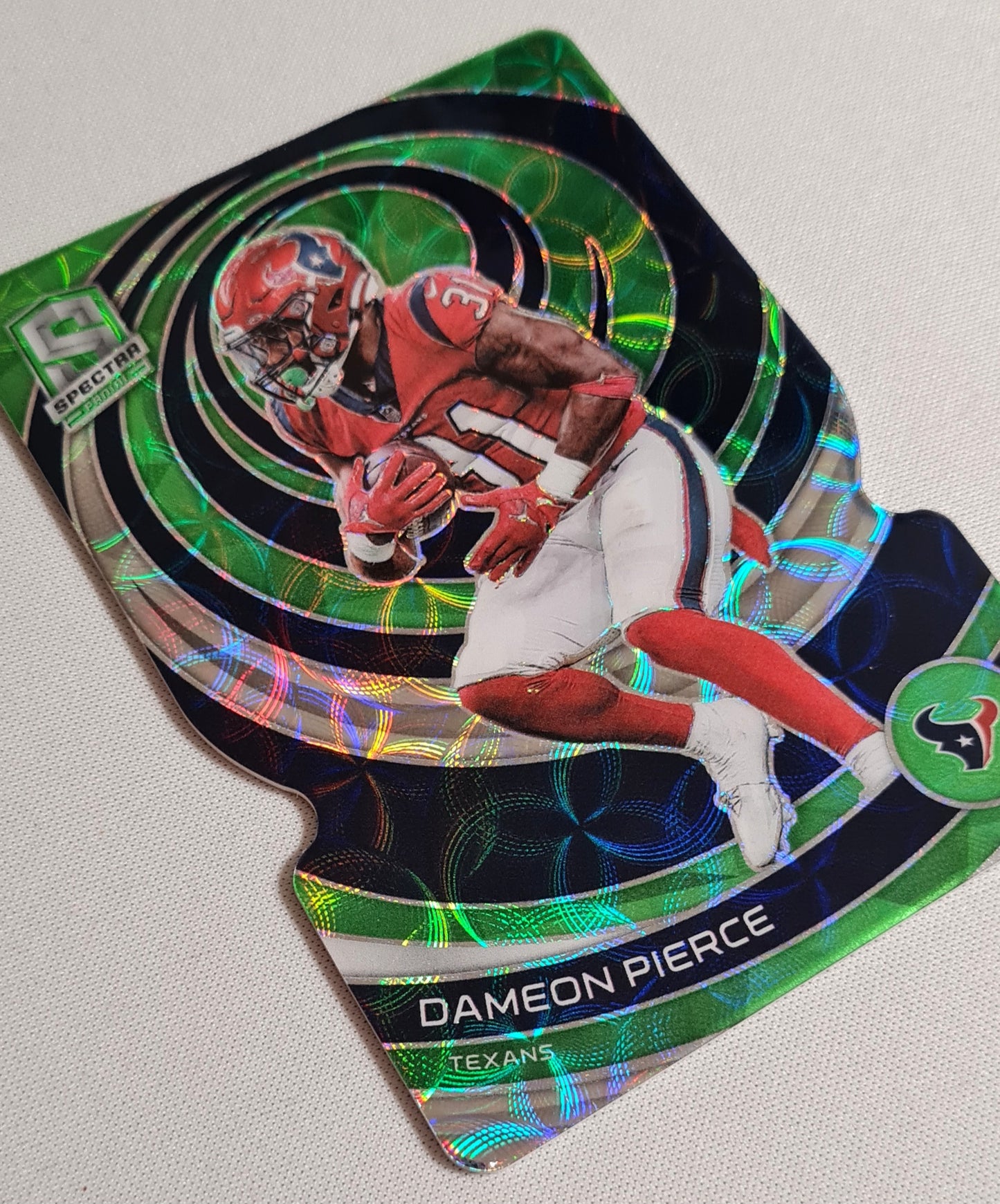Dameon Pierce - 2023 Panini Spectra Football NFL Texans #35 Neon Green Prizm Die-Cut /30