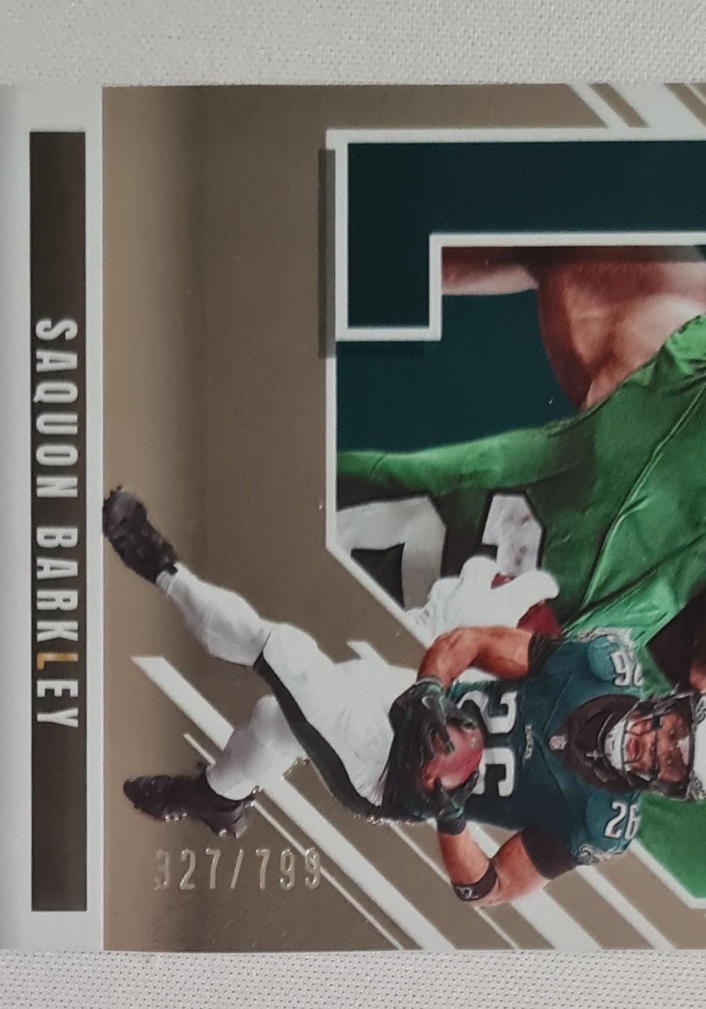 Saquon Barkley - 2025 Panini Donruss Elite Football Spellbound (Letter L) #5 /799
