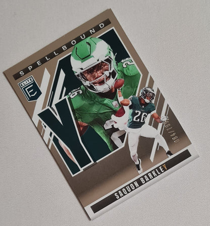 Saquon Barkley - 2025 Panini Donruss Elite Football Spellbound (Letter Y) #7 /799