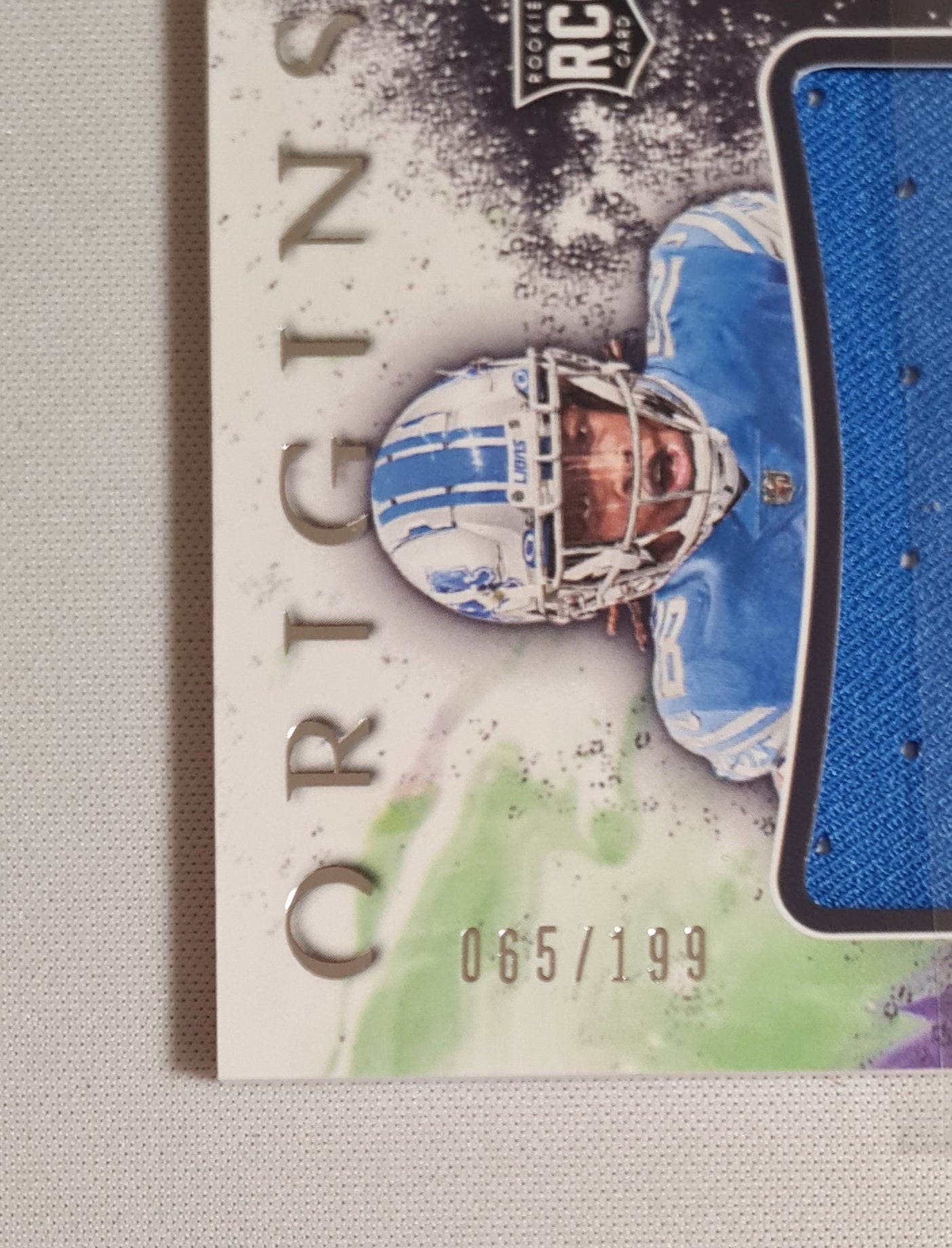 Jameson Williams - 2022 Panini Origins Football NFL Lions (RC) #JUM-JWI / Patch /199