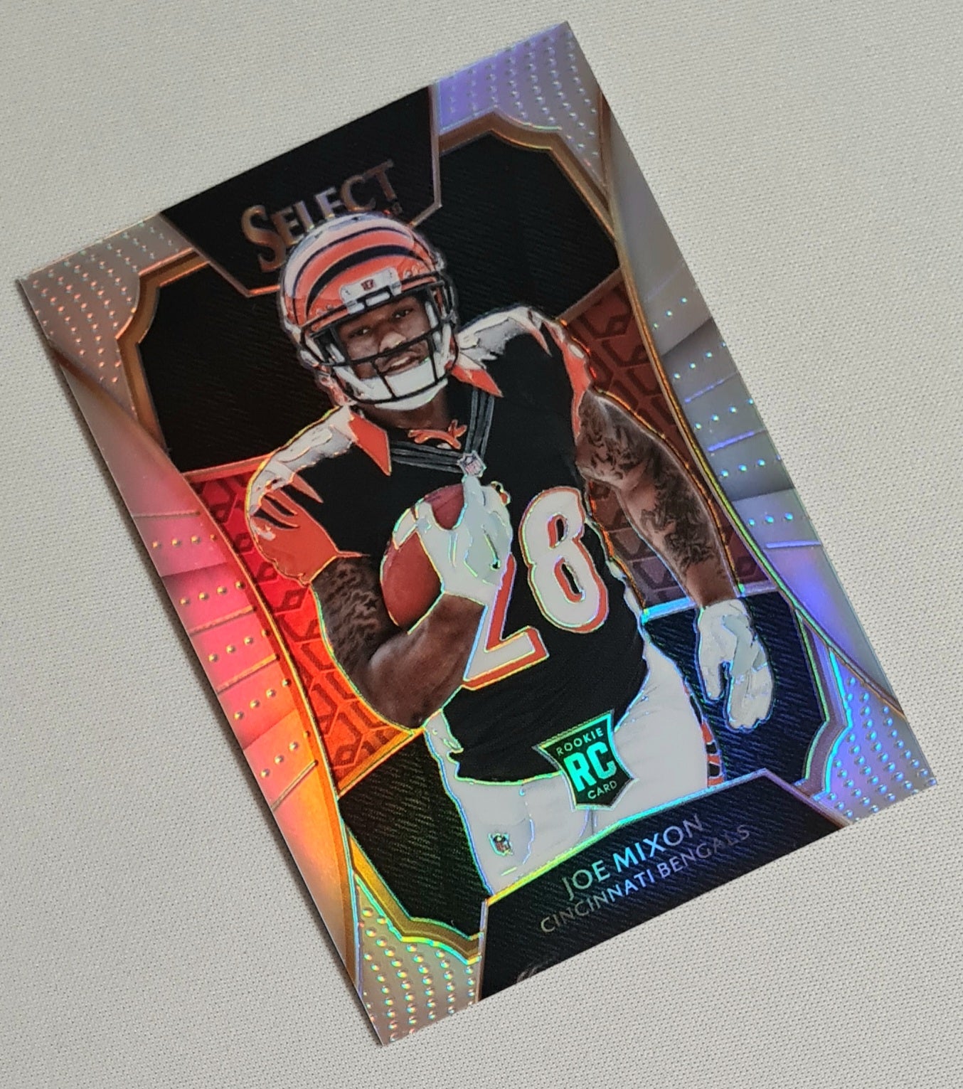 Joe Mixon - 2016 Panini Select Football NFL Cincinnati Bengals (RC) #9 Refractor