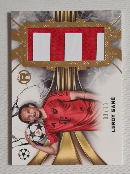 Leroy Sane - 2025 Topps Reverence UEFA Club Competitions FC Bayern Munchen (CL) #RR-LS /Relic Card  /10
