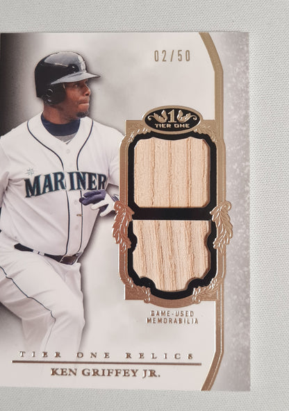 Ken Griffey Jr. - 2013 Topps Baseball MLB Seattle Mariners #TODR-KGJ /Game-used memorabilia /50