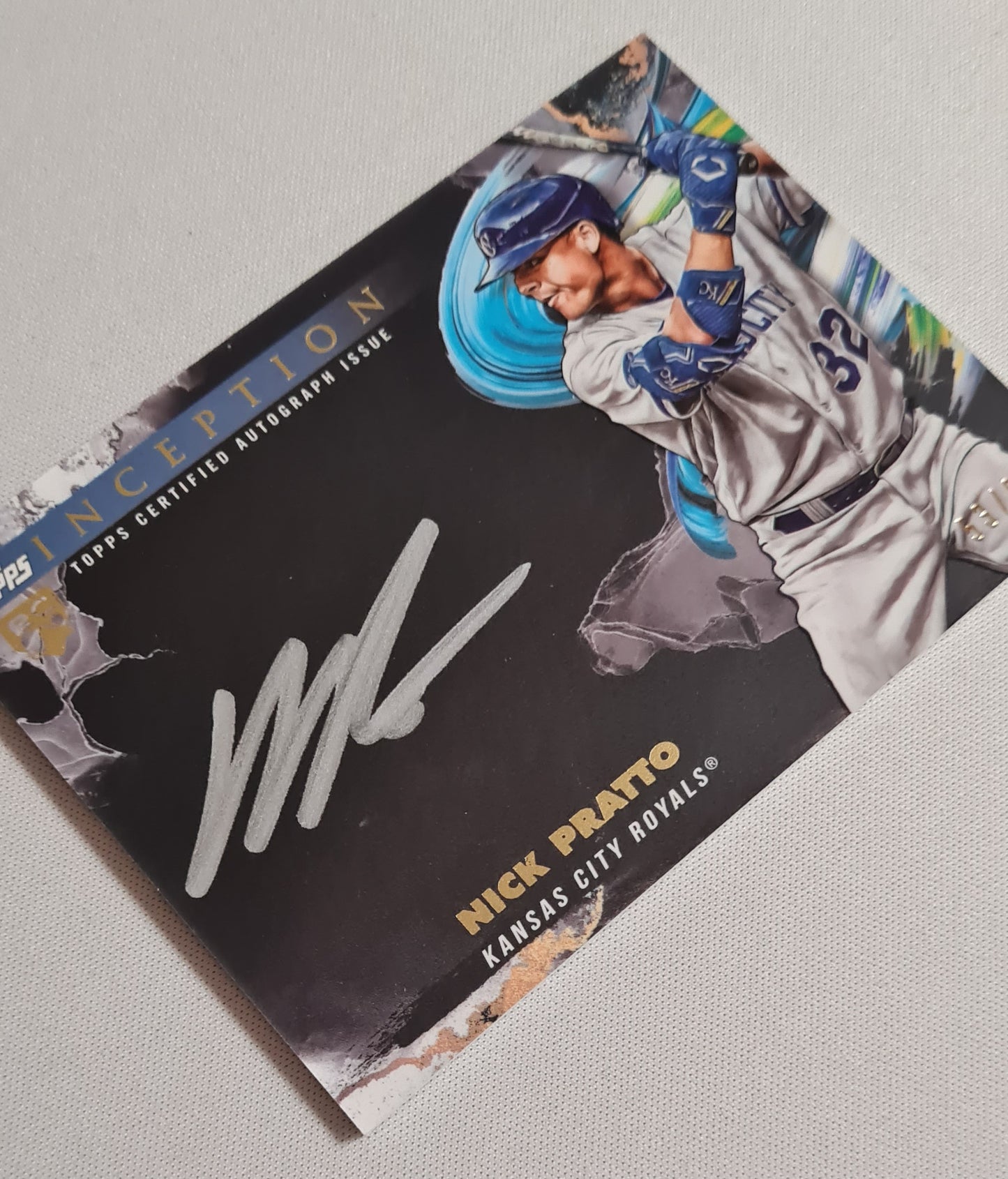 Nick Pratto - 2023 Topps Inception Baseball MLB Kansas City Royals #ISS-NP /99 /On Card Silver Auto