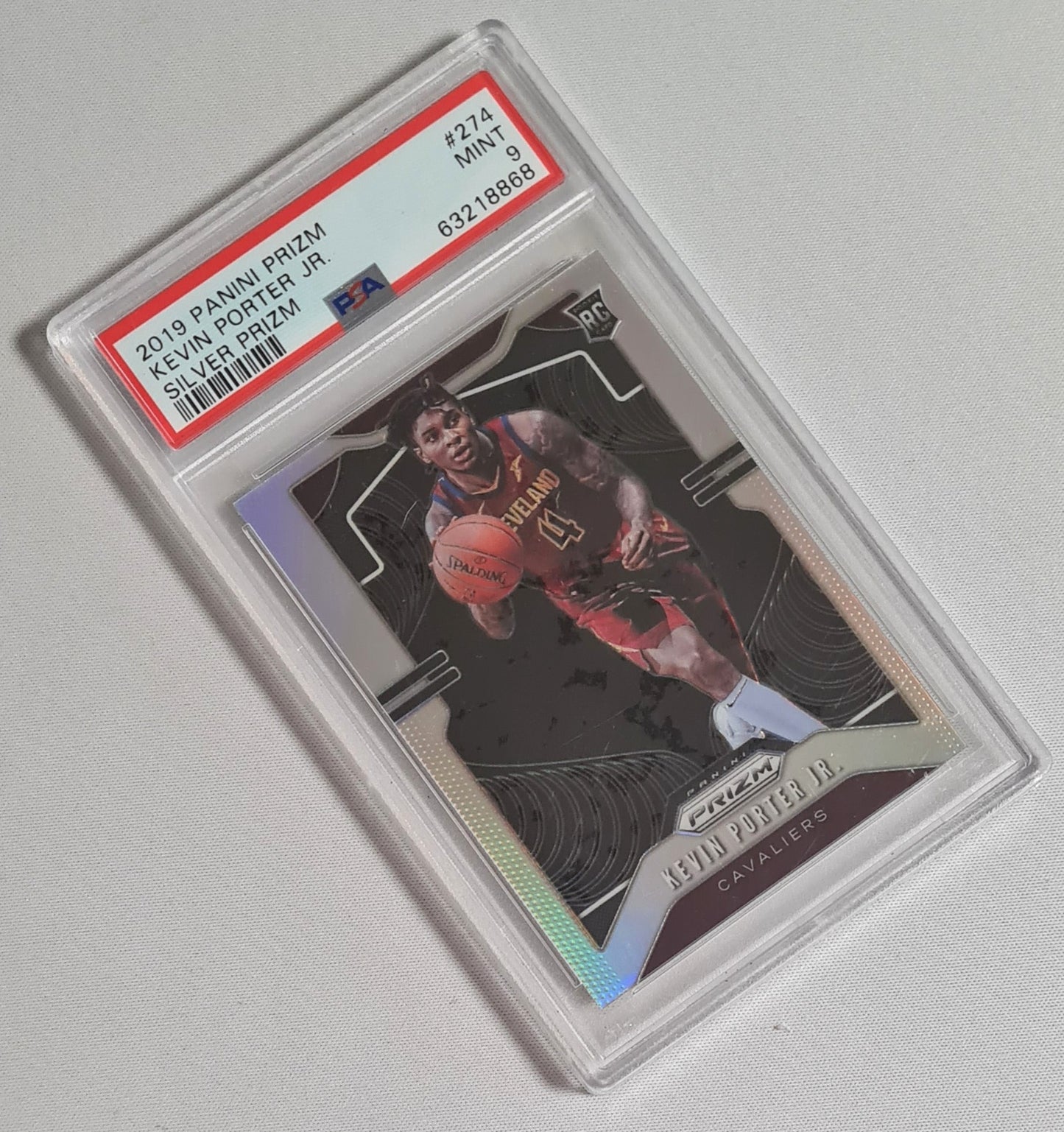 Kevin Porter Jr. - 2019/20 Panini Prizm Basketball NBA Cleveland Cavaliers #274 Silver Prizm PSA 9