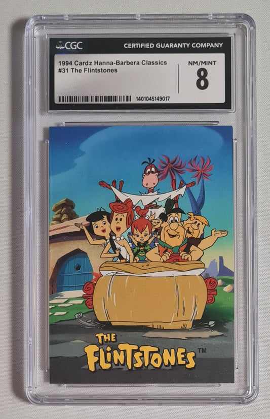 The Flintstones - 1994 Cardz Hanna-Barbera Classics #31 CGC 8 Mint