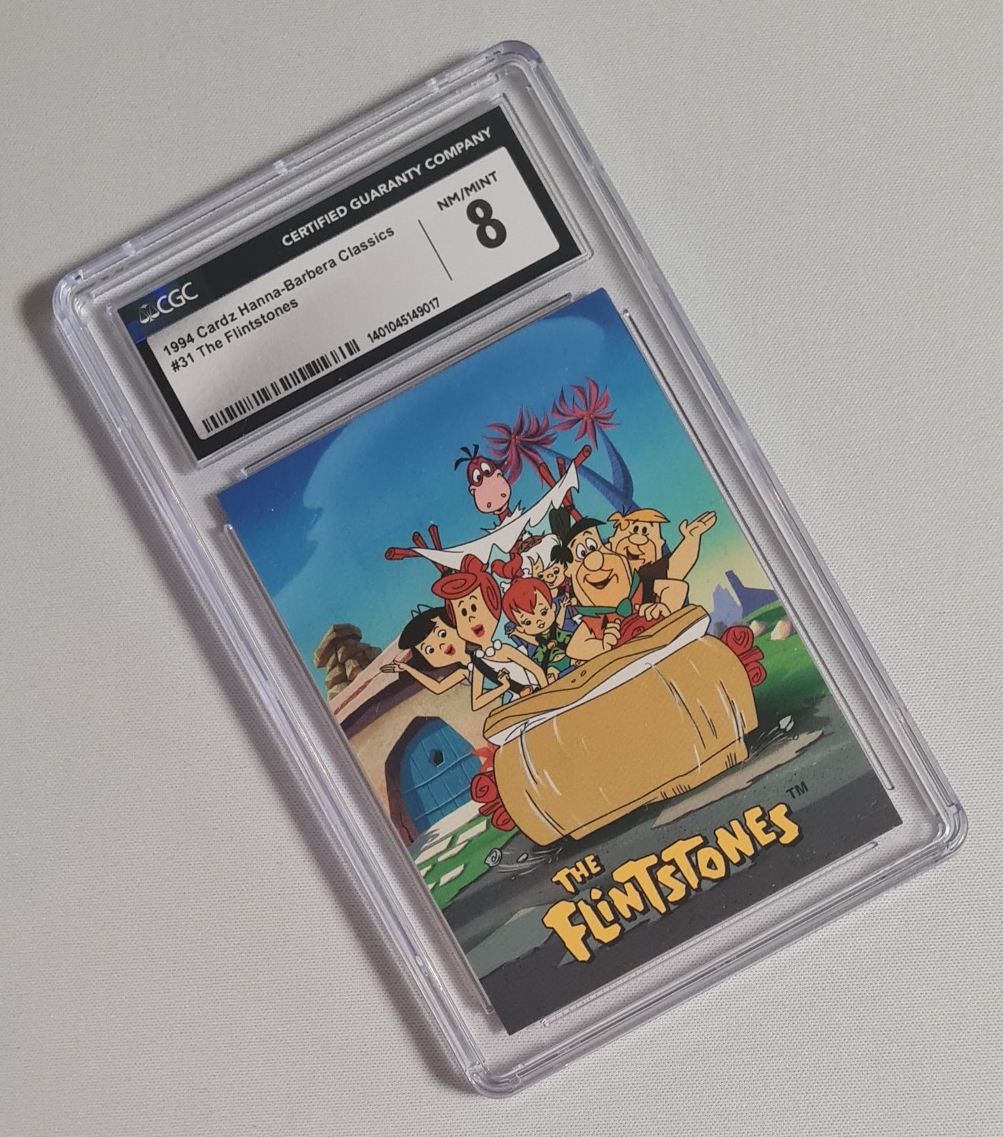 The Flintstones - 1994 Cardz Hanna-Barbera Classics #31 CGC 8 Mint