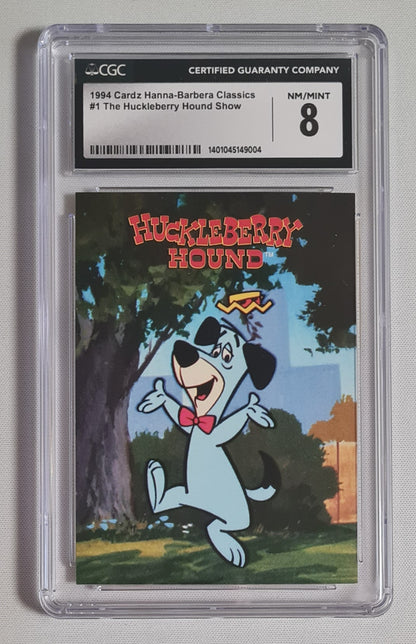 The Huckleberry Hound Show - 1994 Cardz Hanna-Barbera Classics #1 CGC 8 Mint