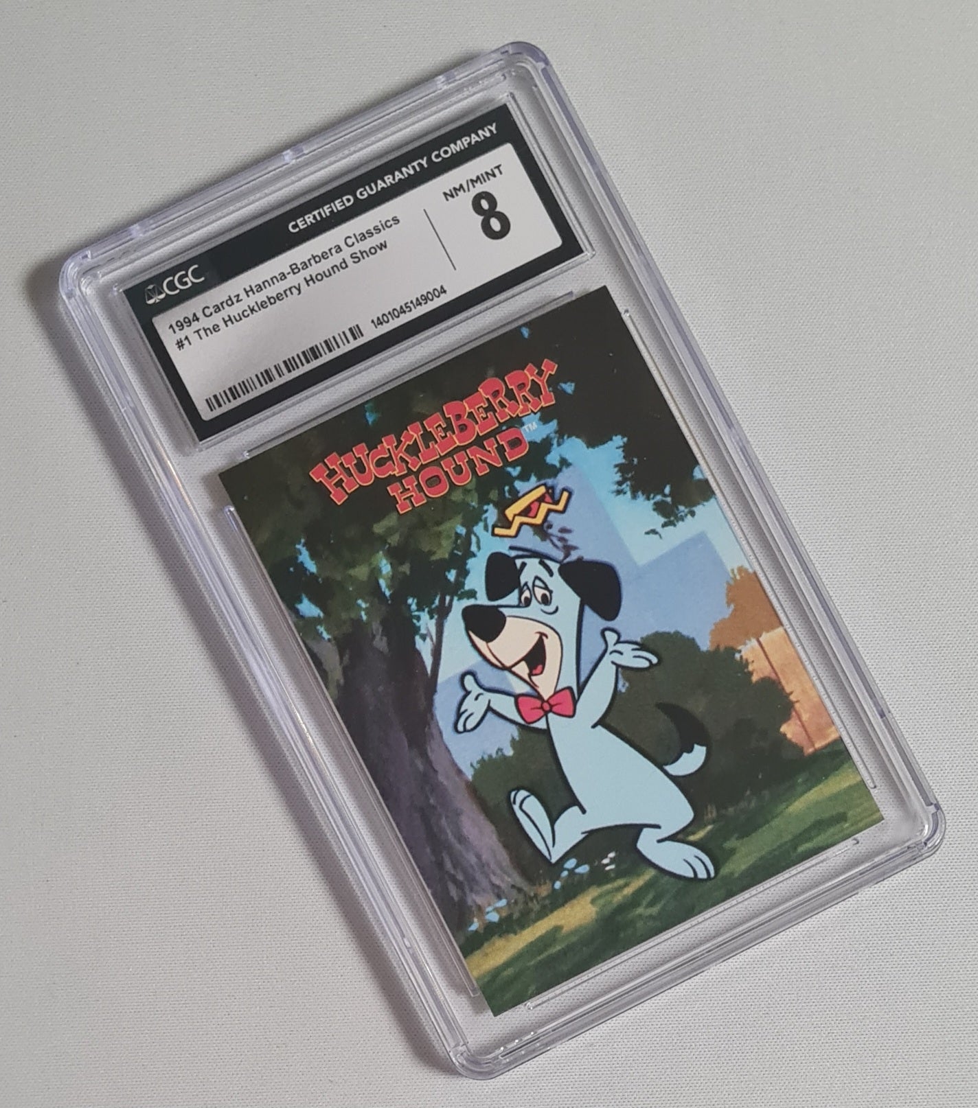 The Huckleberry Hound Show - 1994 Cardz Hanna-Barbera Classics #1 CGC 8 Mint