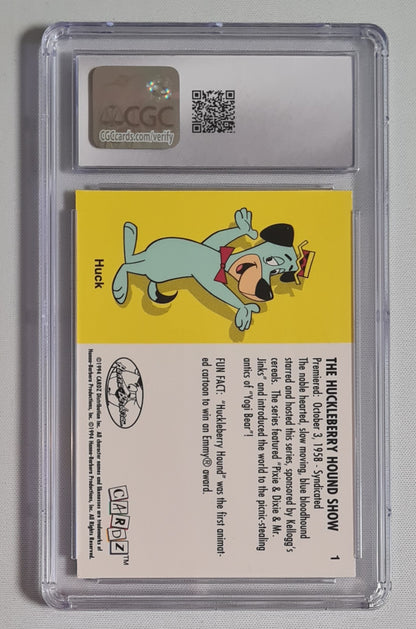 The Huckleberry Hound Show - 1994 Cardz Hanna-Barbera Classics #1 CGC 8 Mint
