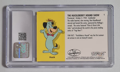 The Huckleberry Hound Show - 1994 Cardz Hanna-Barbera Classics #1 CGC 8 Mint