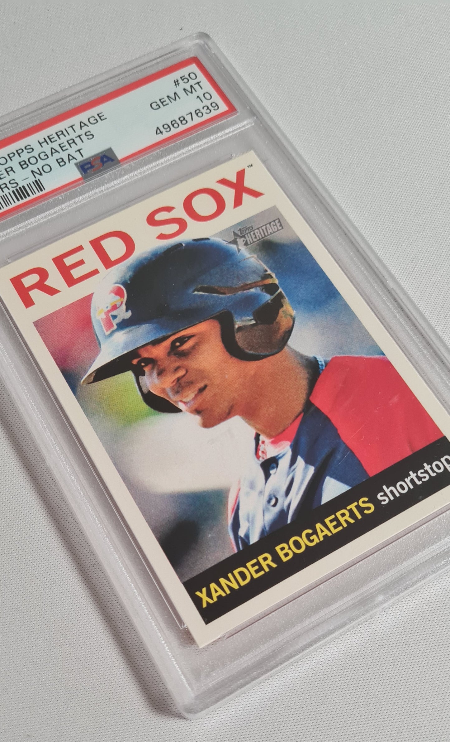 Xander Bogaerts - 2013 Topps Heritage Minor - No Bat MLB Red Sox #50 PSA 10 GEM MINT