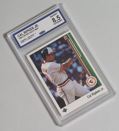Cal Ripken Jr. - 1989 Upper Deck Baseball MLB Baltimore Orioles #467 CCG 8.5 NM- MINT