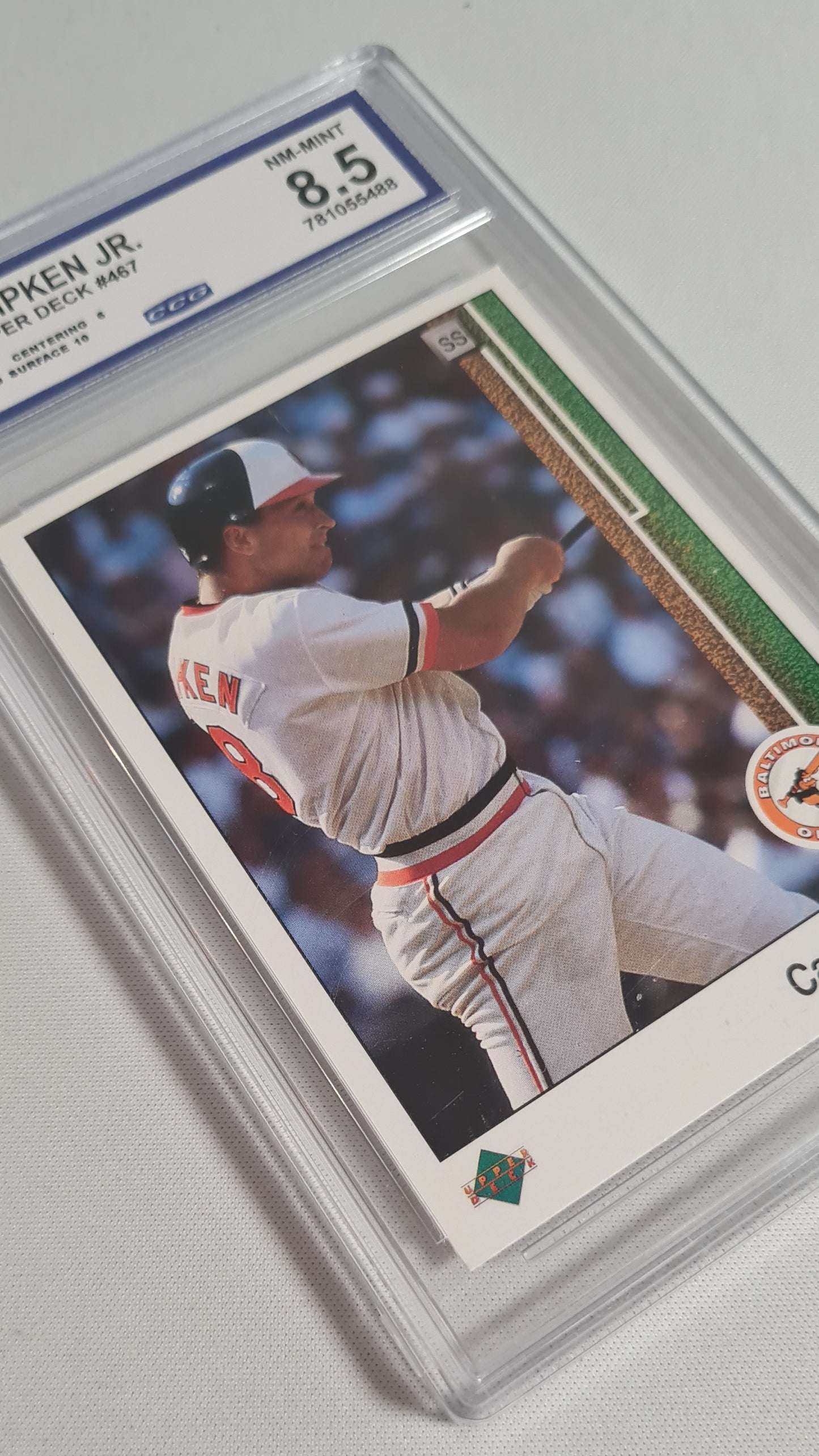 Cal Ripken Jr. - 1989 Upper Deck Baseball MLB Baltimore Orioles #467 CCG 8.5 NM- MINT