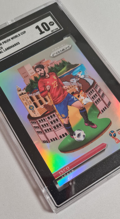 Isco - 2018 Panini Prizm World Cup National Landmarks #NL-22 SGC 10 GEM MINT