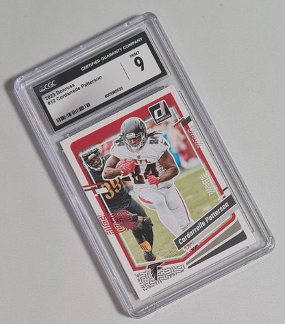 Cordarrelle Patterson - 2023 Panini Donruss Football NFL Atlanta Falcons #12 CGC 9 MINT