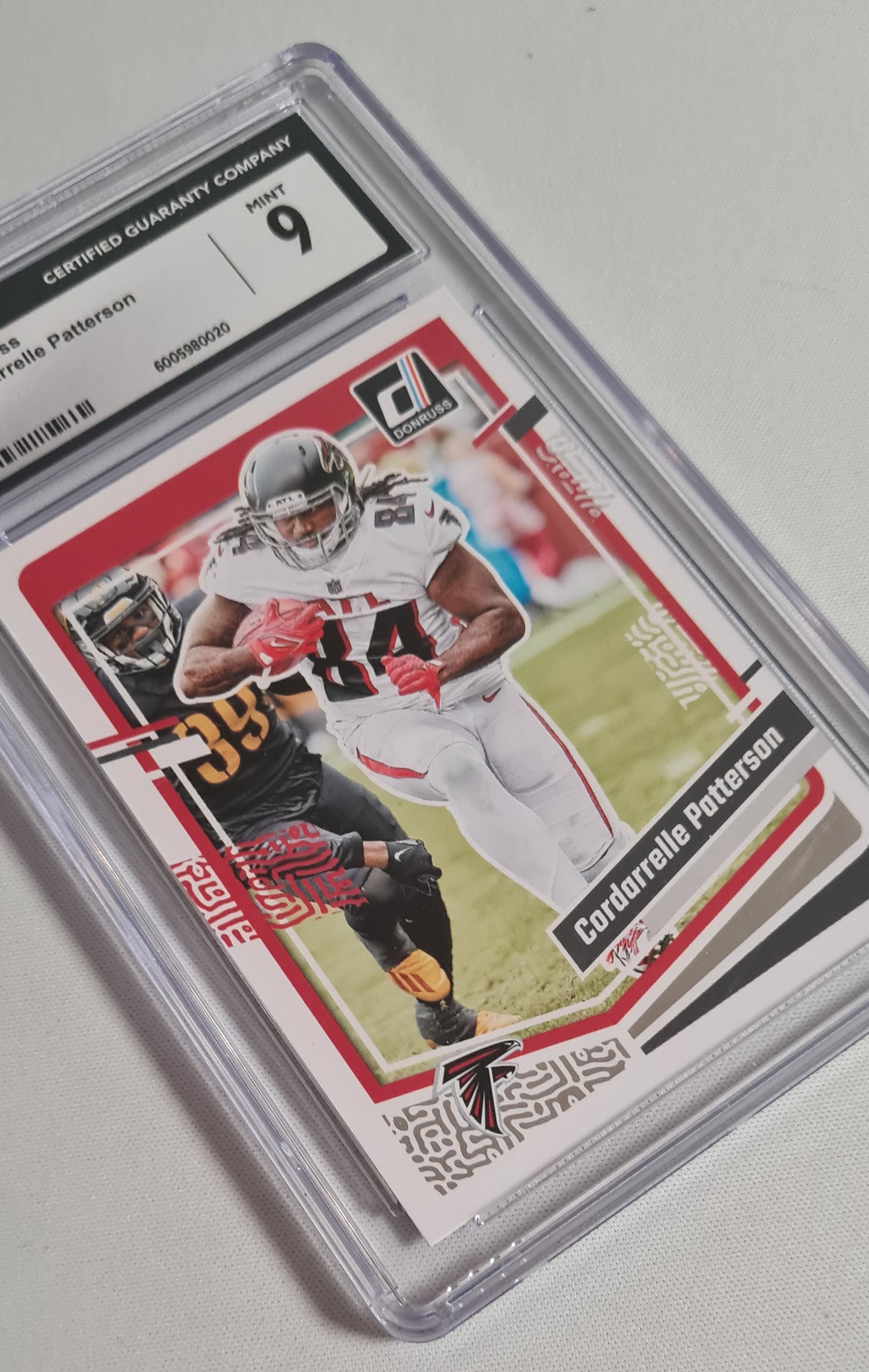 Cordarrelle Patterson - 2023 Panini Donruss Football NFL Atlanta Falcons #12 CGC 9 MINT