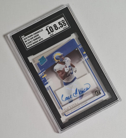 Cam Akers - 2020 Panini Chronicles Donruss Football NFL Rated Rookie #RR-CA SGC 8.5 NM /Autograph 10