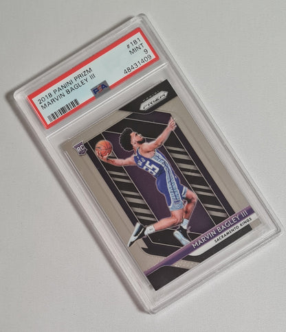 Marvin Bagley III - 2018 Panini Prizm Basketball NBA Sacramento Kings (RC) #181 PSA 9