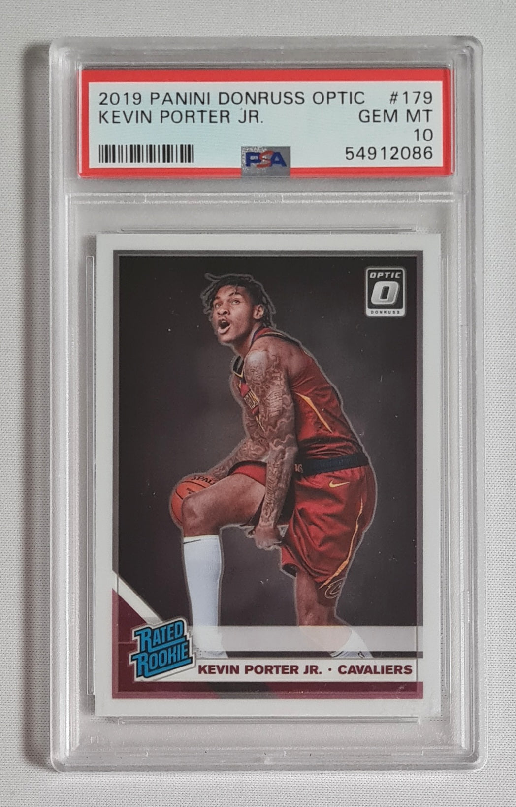 Kevin Porter Jr. - 2019 Panini  Donruss Optic Basketball NBA Cavaliers #179 PSA 10 GEM MT