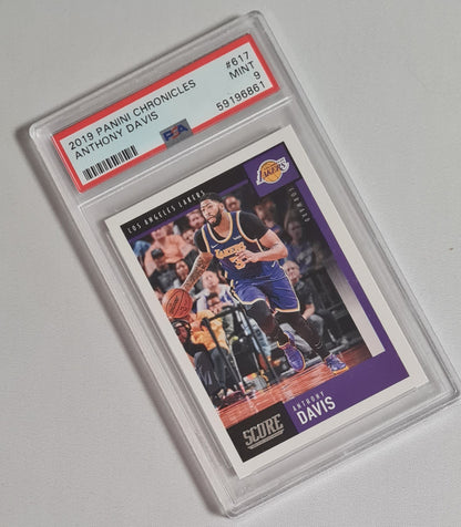 Anthony Davis - 2019 Panini Chronicles Score Basketball NBA LA Lakers #617 PSA 9 MINT