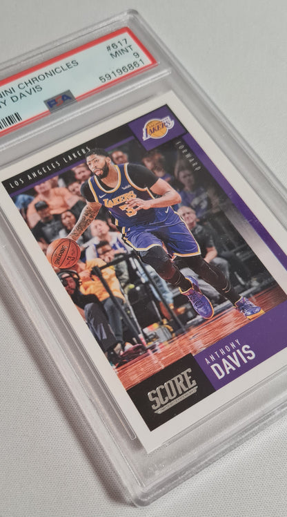 Anthony Davis - 2019 Panini Chronicles Score Basketball NBA LA Lakers #617 PSA 9 MINT